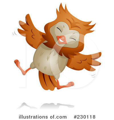 Royalty-Free (RF) Owl Clipart Illustration by BNP Design Studio - Stock Sample #230118