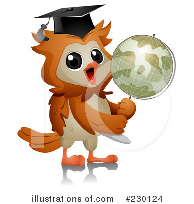 Royalty-Free (RF) Owl Clipart Illustration by BNP Design Studio - Stock Sample #230124