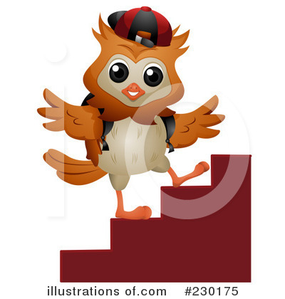 Royalty-Free (RF) Owl Clipart Illustration by BNP Design Studio - Stock Sample #230175