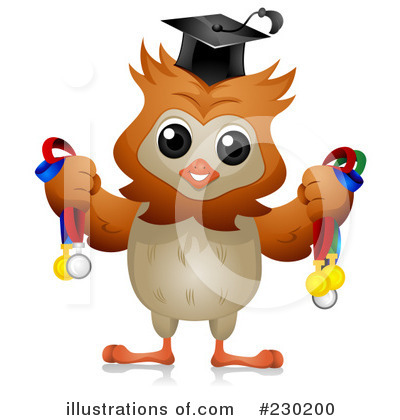 Royalty-Free (RF) Owl Clipart Illustration by BNP Design Studio - Stock Sample #230200