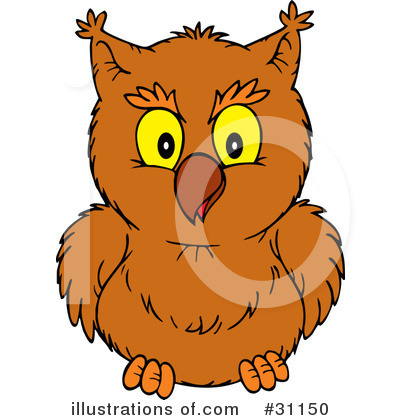 Royalty-Free (RF) Owl Clipart Illustration by Alex Bannykh - Stock Sample #31150