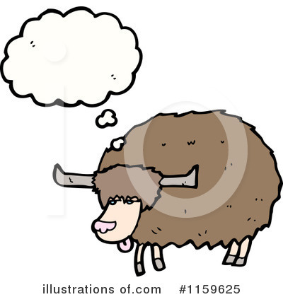 Royalty-Free (RF) Ox Clipart Illustration by lineartestpilot - Stock Sample #1159625