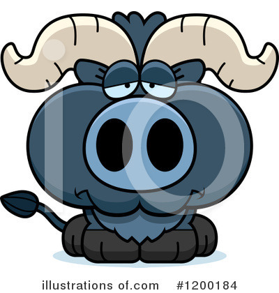 Royalty-Free (RF) Ox Clipart Illustration by Cory Thoman - Stock Sample #1200184