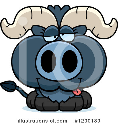 Royalty-Free (RF) Ox Clipart Illustration by Cory Thoman - Stock Sample #1200189