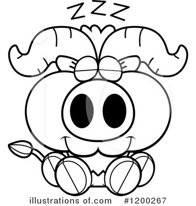 Royalty-Free (RF) Ox Clipart Illustration by Cory Thoman - Stock Sample #1200267