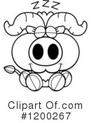 Ox Clipart #1200267 by Cory Thoman