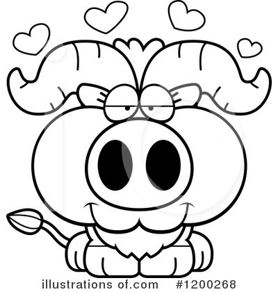 Royalty-Free (RF) Ox Clipart Illustration by Cory Thoman - Stock Sample #1200268