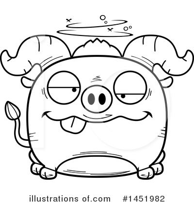 Royalty-Free (RF) Ox Clipart Illustration by Cory Thoman - Stock Sample #1451982
