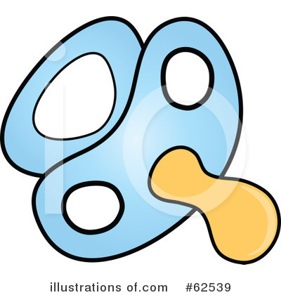 Pacifier Clipart #62539 by Pams Clipart