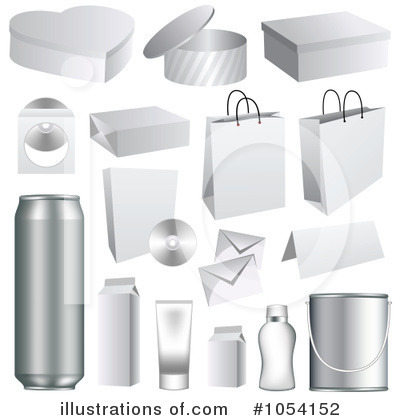 Royalty-Free (RF) Packaging Clipart Illustration by vectorace - Stock Sample #1054152
