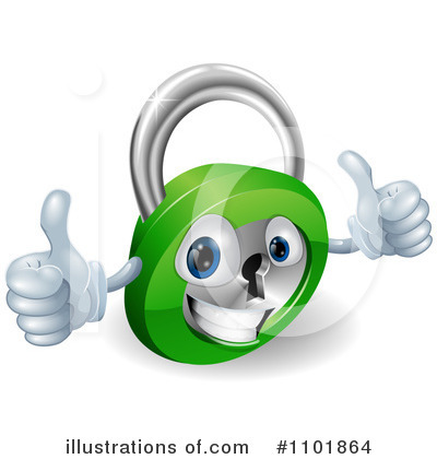 Lock Clipart #1101864 by AtStockIllustration