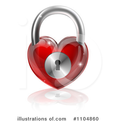 Royalty-Free (RF) Padlock Clipart Illustration by AtStockIllustration - Stock Sample #1104860