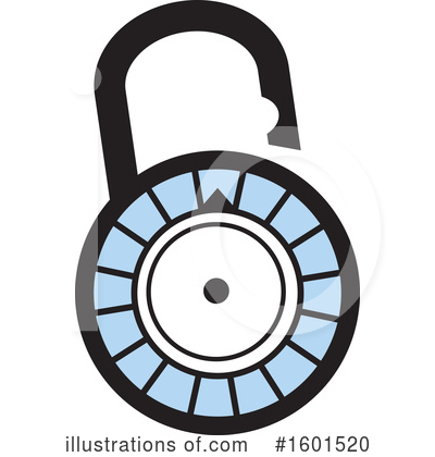 Combination Lock Clipart #1601520 by Johnny Sajem