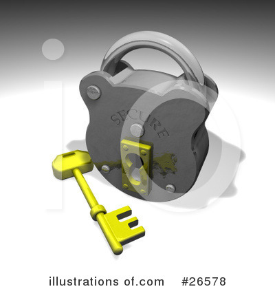 Keyhole Clipart #26578 by AtStockIllustration