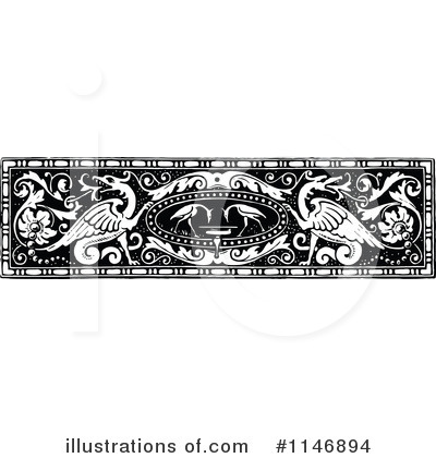 Royalty-Free (RF) Page Border Clipart Illustration by Prawny Vintage - Stock Sample #1146894