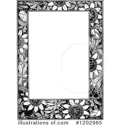 Royalty-Free (RF) Page Border Clipart Illustration by Prawny Vintage - Stock Sample #1202965