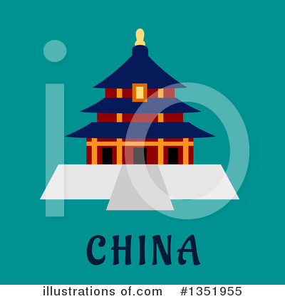 Pagoda Clipart #1351955 by Vector Tradition SM