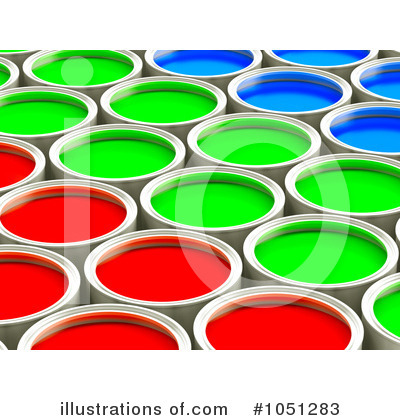 Paint Cans Clipart #1051283 by ShazamImages