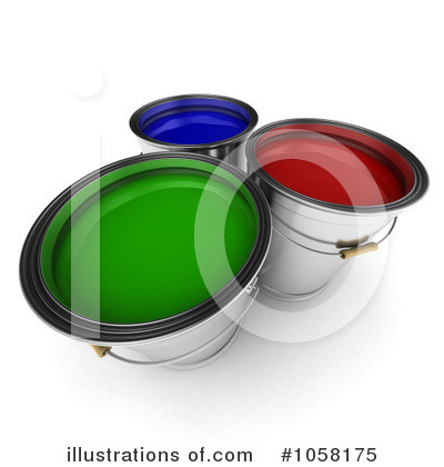 Royalty-Free (RF) Paint Clipart Illustration by stockillustrations - Stock Sample #1058175