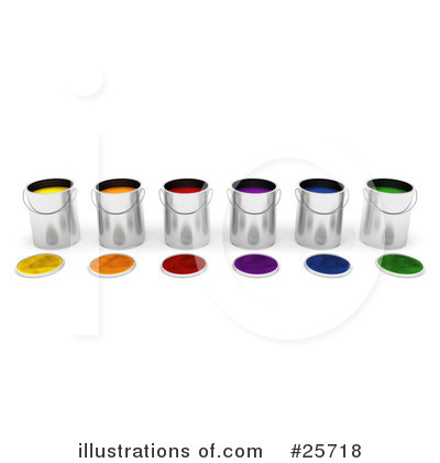 Paint Can Clipart #25718 by KJ Pargeter