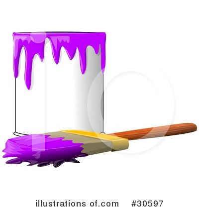 Royalty-Free (RF) Paint Clipart Illustration by djart - Stock Sample #30597