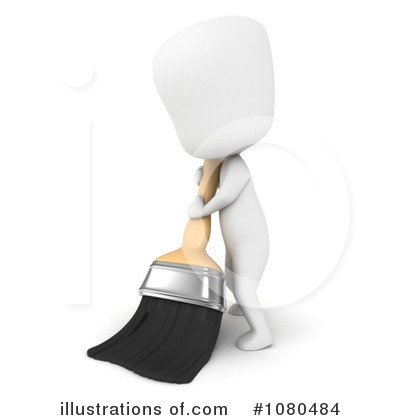 Royalty-Free (RF) Paintbrush Clipart Illustration by BNP Design Studio - Stock Sample #1080484