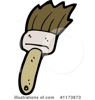 Royalty-Free (RF) Paintbrush Clipart Illustration by lineartestpilot - Stock Sample #1173873