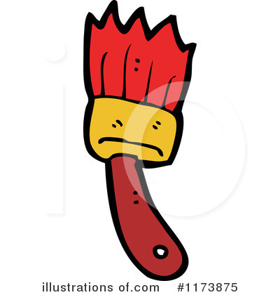 Royalty-Free (RF) Paintbrush Clipart Illustration by lineartestpilot - Stock Sample #1173875
