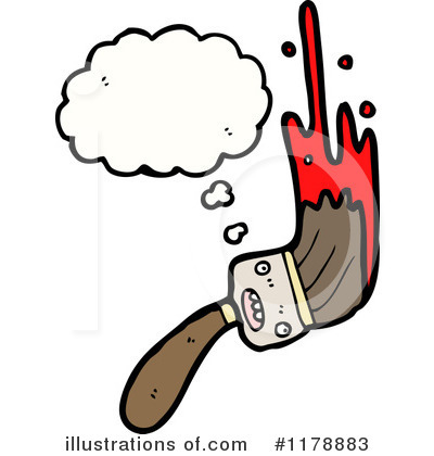 Royalty-Free (RF) Paintbrush Clipart Illustration by lineartestpilot - Stock Sample #1178883