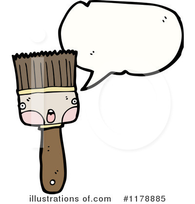 Royalty-Free (RF) Paintbrush Clipart Illustration by lineartestpilot - Stock Sample #1178885