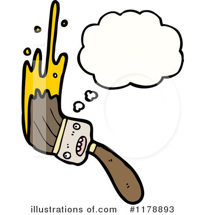 Royalty-Free (RF) Paintbrush Clipart Illustration by lineartestpilot - Stock Sample #1178893