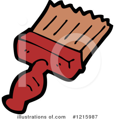 Royalty-Free (RF) Paintbrush Clipart Illustration by lineartestpilot - Stock Sample #1215987