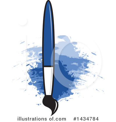 Paintbrush Clipart #1434784 by Lal Perera