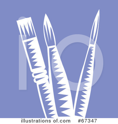 Royalty-Free (RF) Paintbrush Clipart Illustration by Prawny - Stock Sample #67347