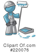 Painter Clipart #220076 by Leo Blanchette