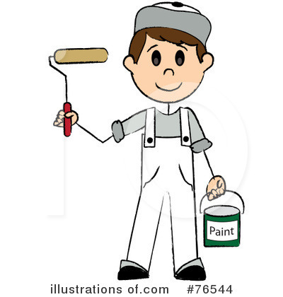 Painter Clipart #76544 by Pams Clipart