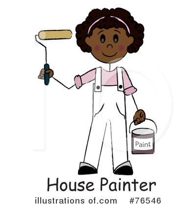 Royalty-Free (RF) Painter Clipart Illustration by Pams Clipart - Stock Sample #76546