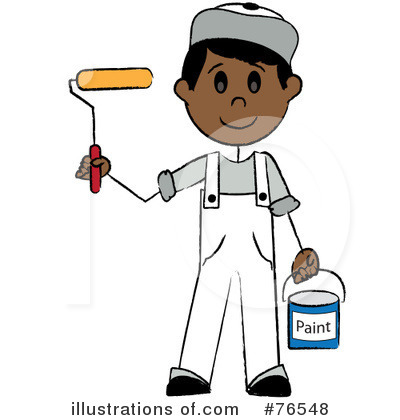 Royalty-Free (RF) Painter Clipart Illustration by Pams Clipart - Stock Sample #76548