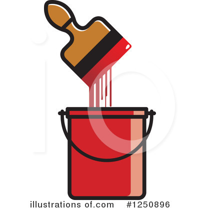 Paint Buckets Clipart #1250896 by Lal Perera