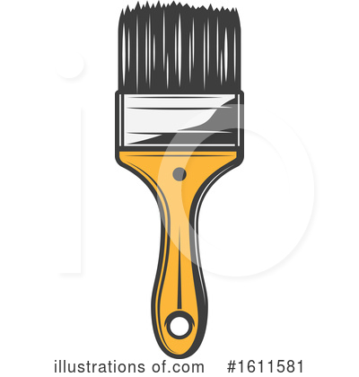 Paintbrush Clipart #1611581 by Vector Tradition SM