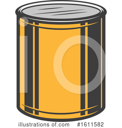 Paint Can Clipart #1611582 by Vector Tradition SM