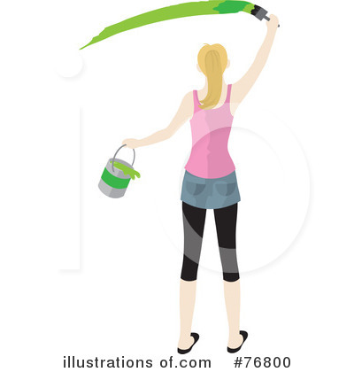 Royalty-Free (RF) Painting Clipart Illustration by Rosie Piter - Stock Sample #76800