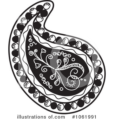 Paisley Clipart #1061991 by inkgraphics