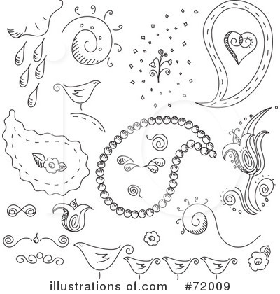Royalty-Free (RF) Paisley Clipart Illustration by inkgraphics - Stock Sample #72009