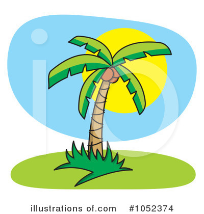 Royalty-Free (RF) Palm Tree Clipart Illustration by Any Vector - Stock Sample #1052374