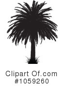 Palm Tree Clipart #1059260 by KJ Pargeter