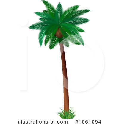 Royalty-Free (RF) Palm Tree Clipart Illustration by KJ Pargeter - Stock Sample #1061094