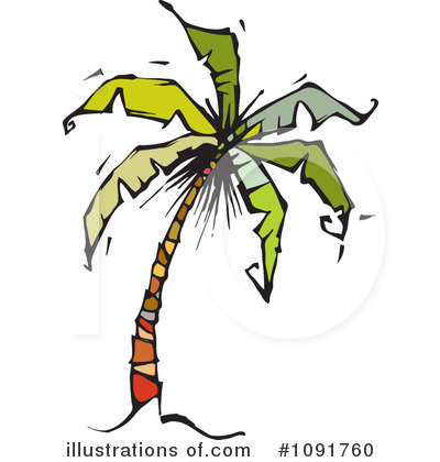 Royalty-Free (RF) Palm Tree Clipart Illustration by Steve Klinkel - Stock Sample #1091760