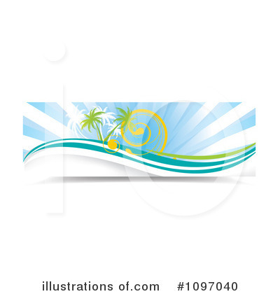 Royalty-Free (RF) Palm Tree Clipart Illustration by MilsiArt - Stock Sample #1097040