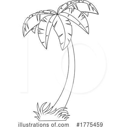 Royalty-Free (RF) Palm Tree Clipart Illustration by Hit Toon - Stock Sample #1775459